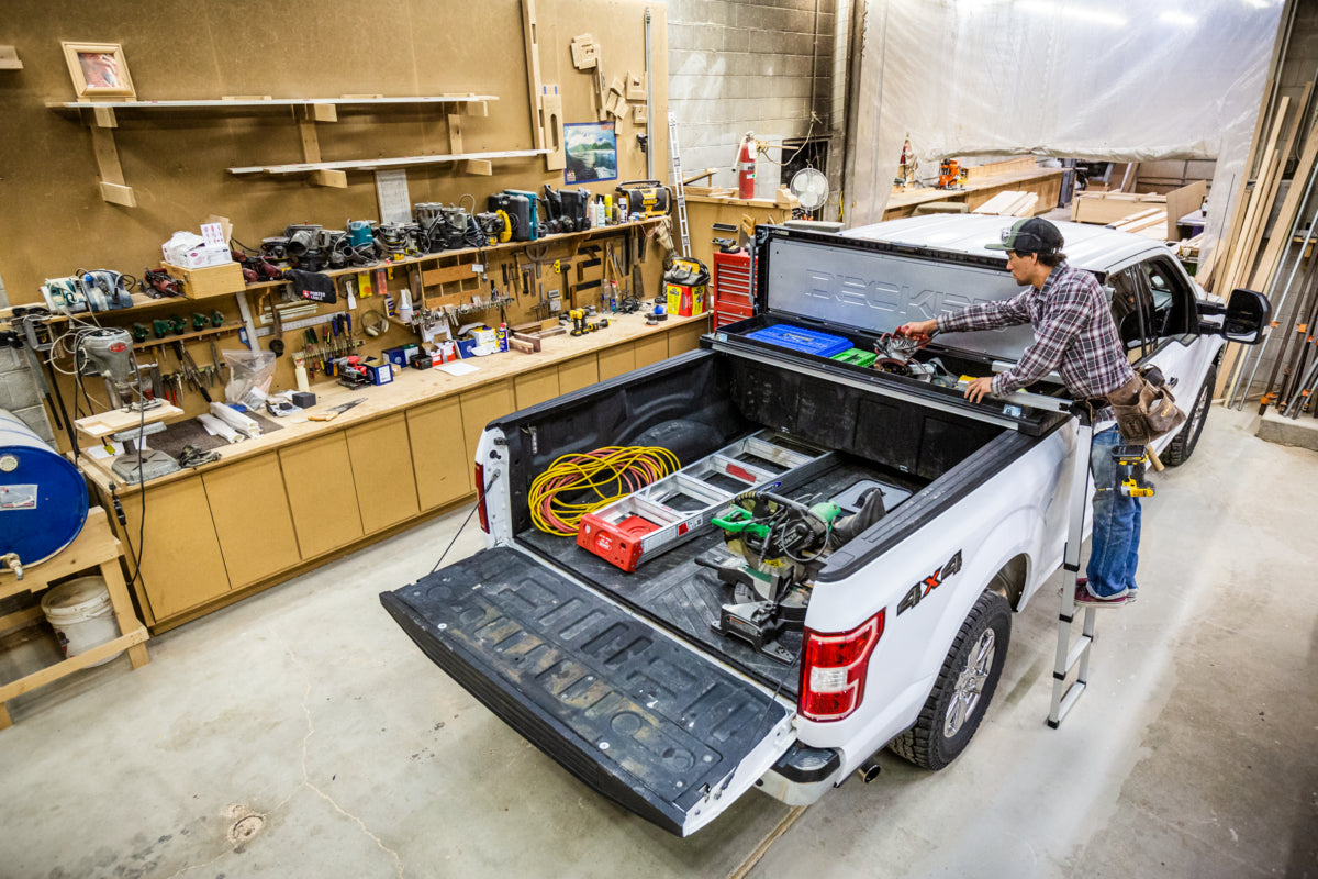 Truck bed deals tool box