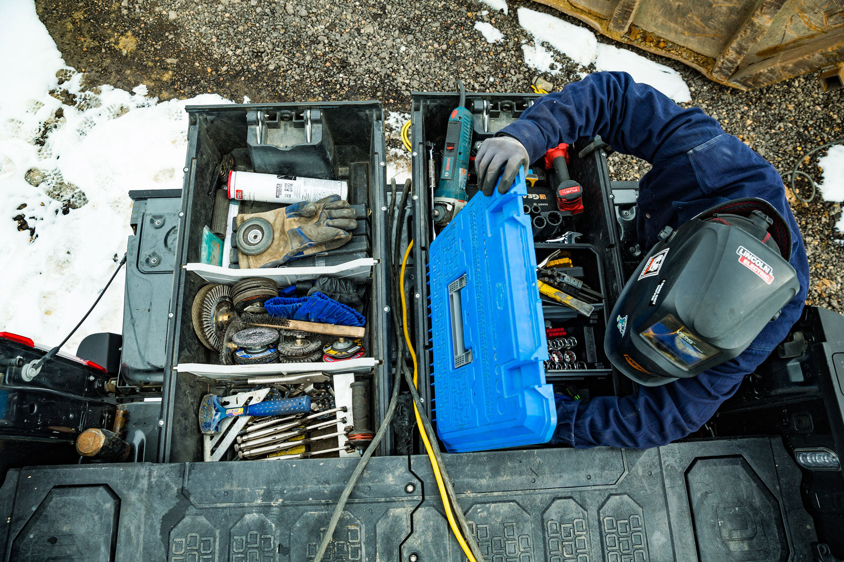 Semi trailer shop repair tools