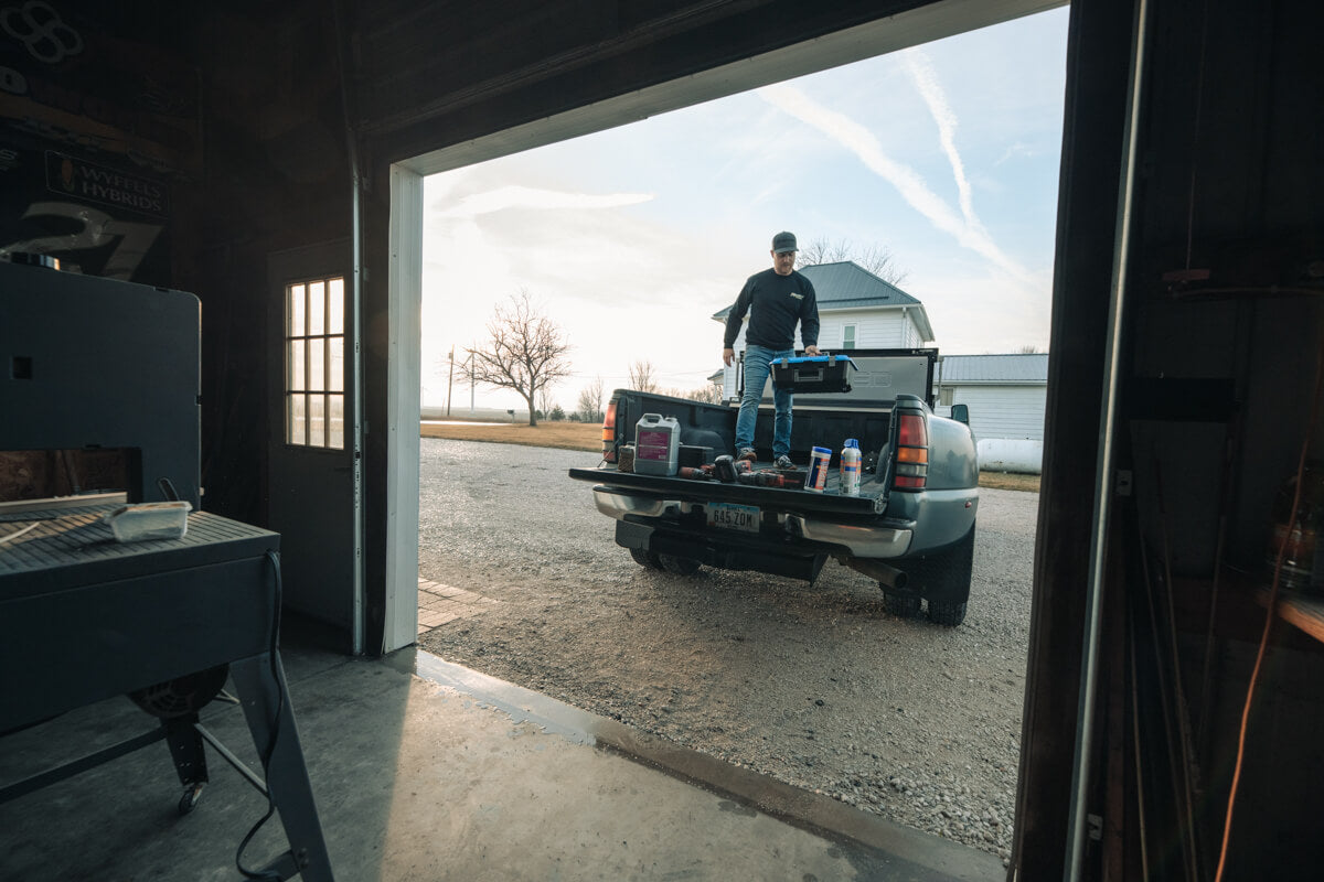 DECKED toolbox in bed organization