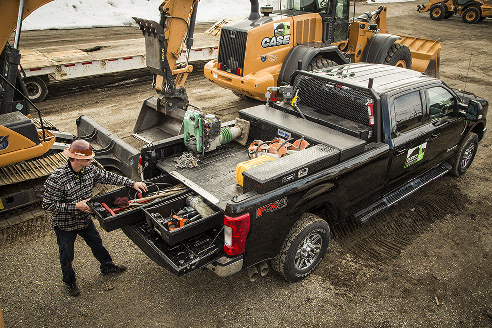 Truck side online bed storage