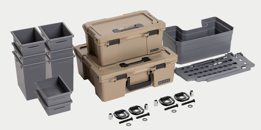 The Premium Accessory Pack that comes with the Drawer System for 8ft trucks.