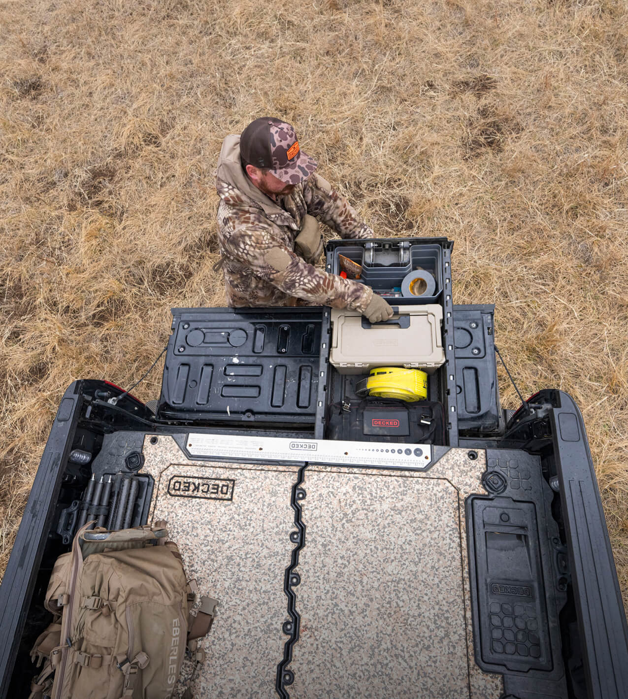 Never leave home without the holy trinity: Tools, tow straps, and duct tape.