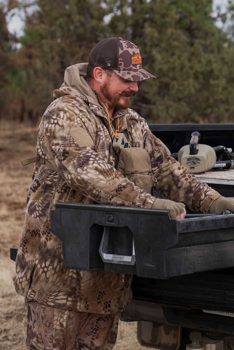 When you have about 7 jobs, you need an organized truck. How does James Nash do it? The DECKED Drawer System, of course.