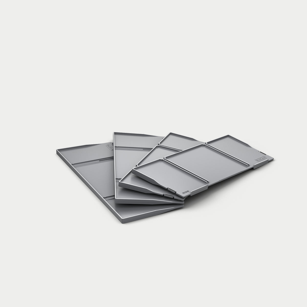 POD grey dividers showcased on a white background.