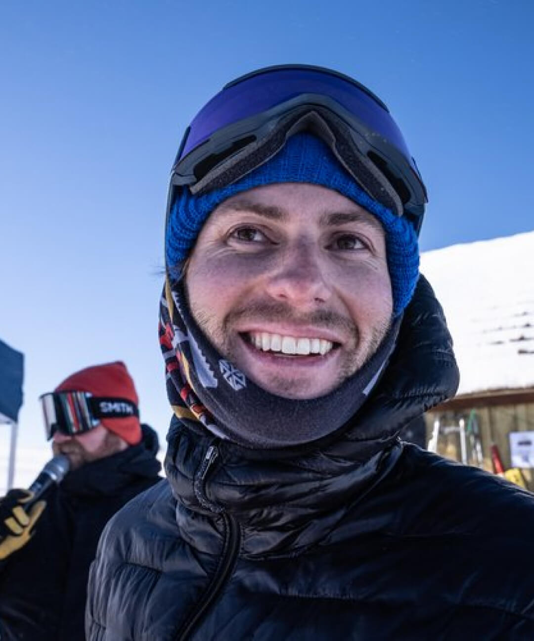 Ross cheesin' in his ski gear.