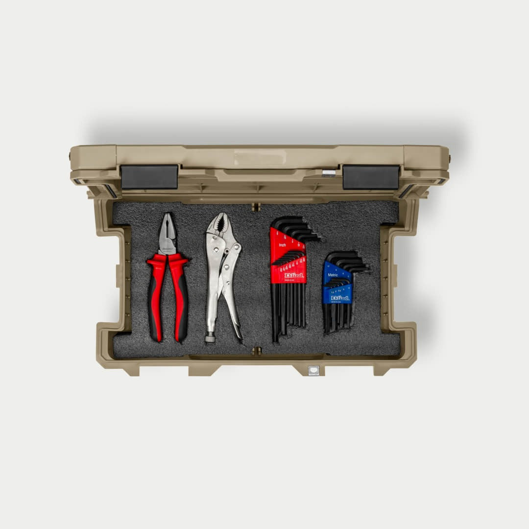 Custom Foam for Sixer inside Sixer 16 with tools