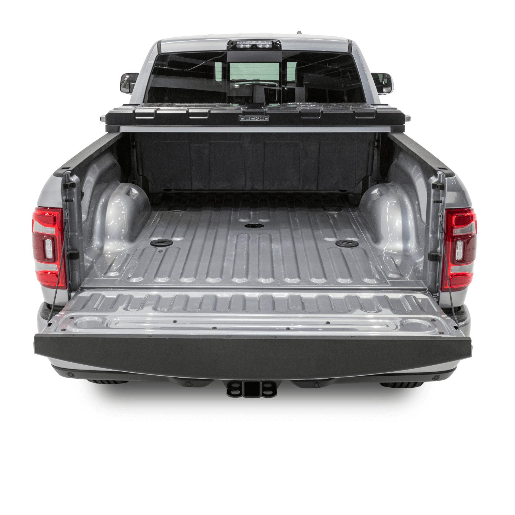 studio image of a tool box in a truck