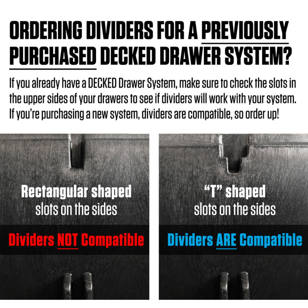 Drawer Dividers - Full-Size for Legacy Drawer System Product Image 12