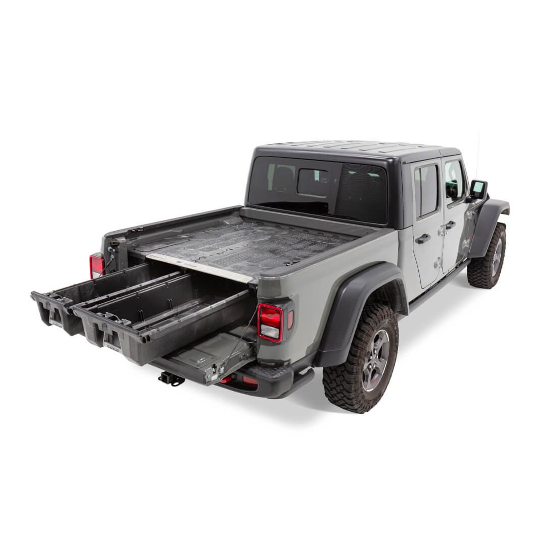 Midsize Drawer System in a Jeep Gladiator truck
