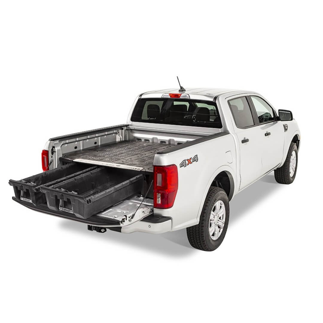 Midsize Drawer System in a truck