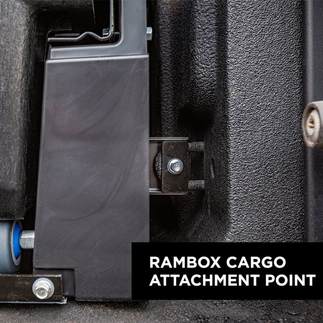 Closeup of RamBox cargo attachment point