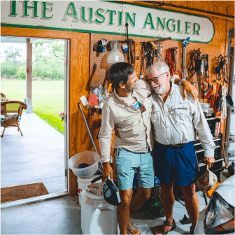 JT VanZant and his buddy at the Austin Angler.