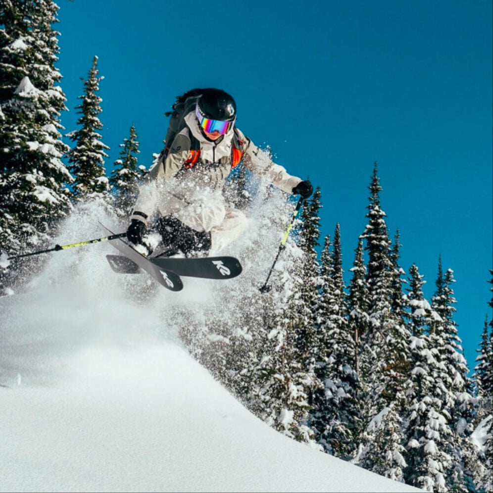McKenna Peterson skiing pow.