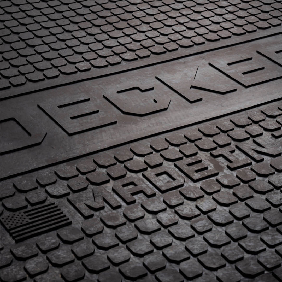 A close up of the grid on the Battle Mat for Drawer System.