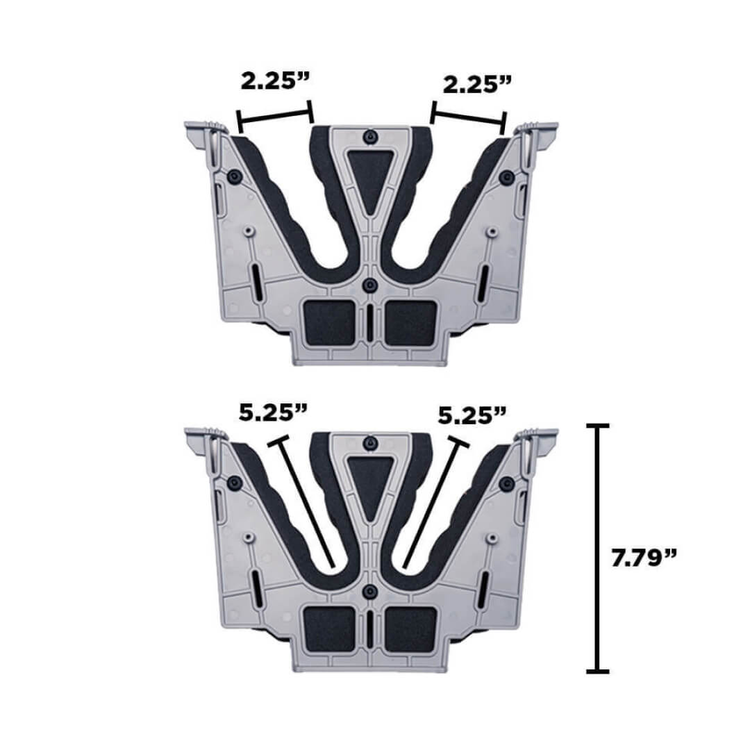 Dimensions of Piecekeepers for narrow drawer on Midsize Drawer System