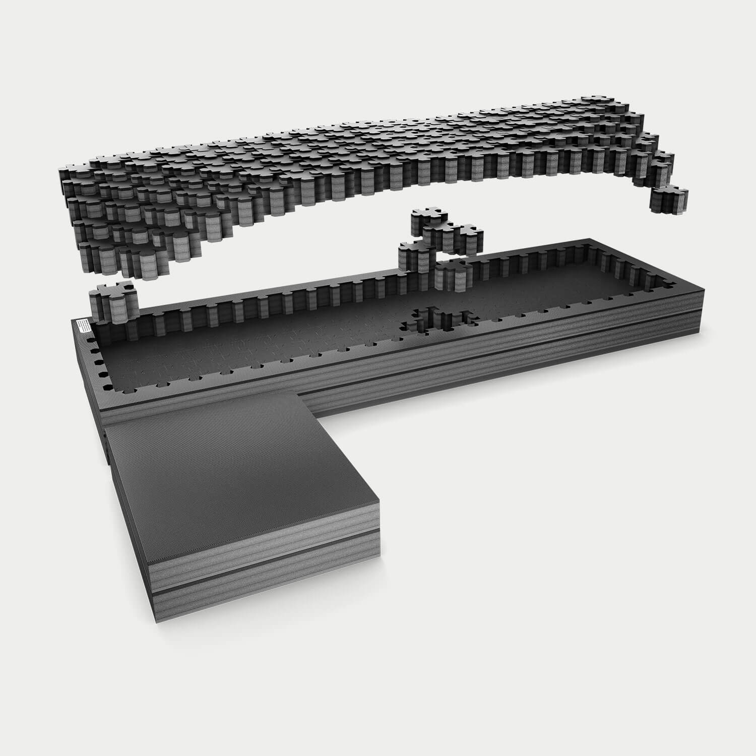 Piecekeeper PuzzleFoam for a full-size, long bed truck.