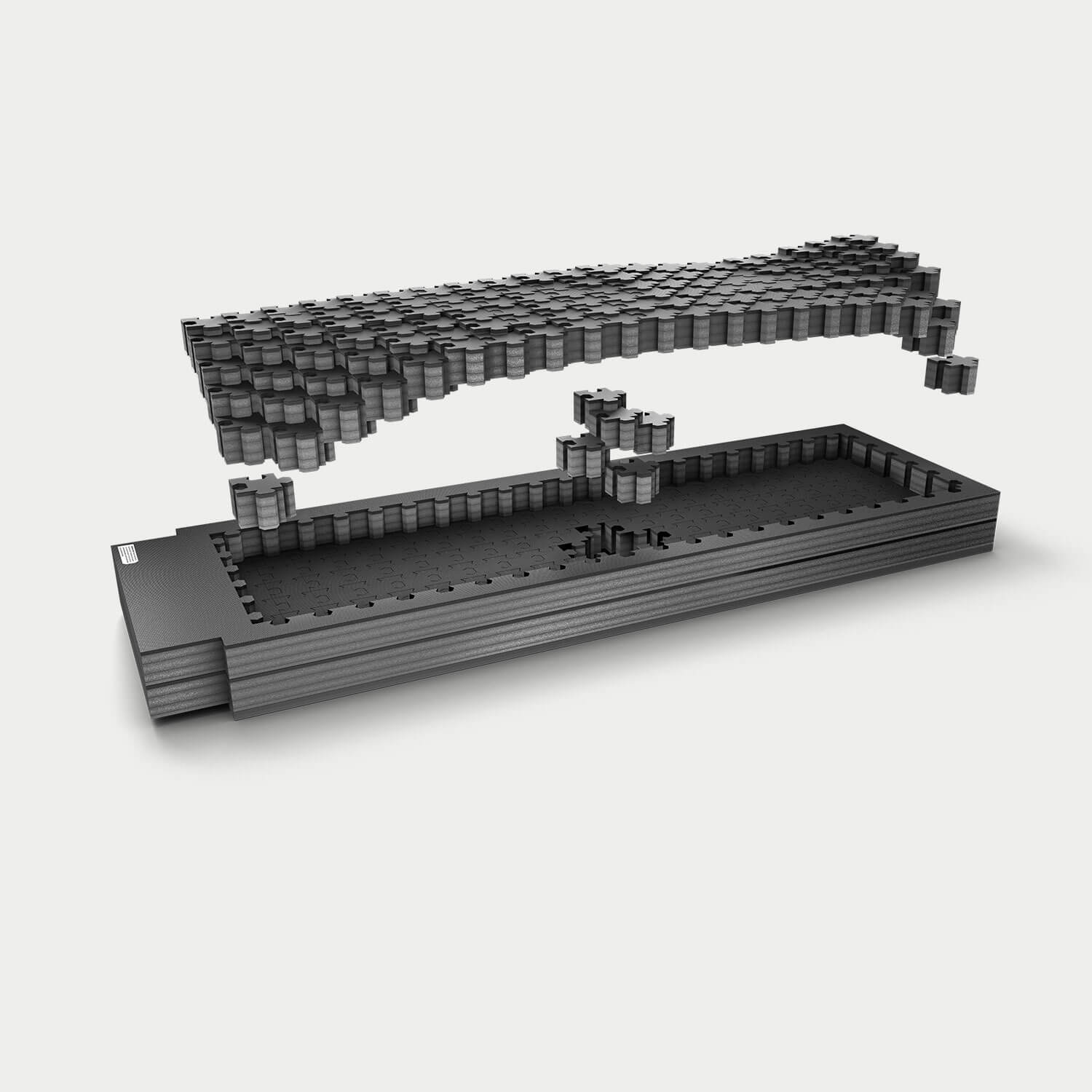 Piecekeeper PuzzleFoam for a full-size, short bed truck.