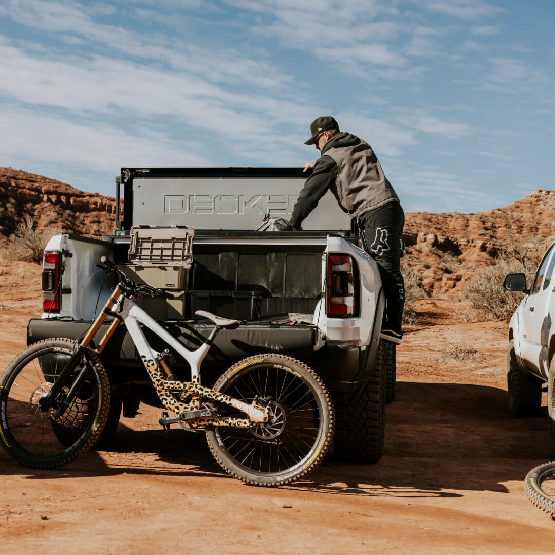 Truck Tool Box biking imagery