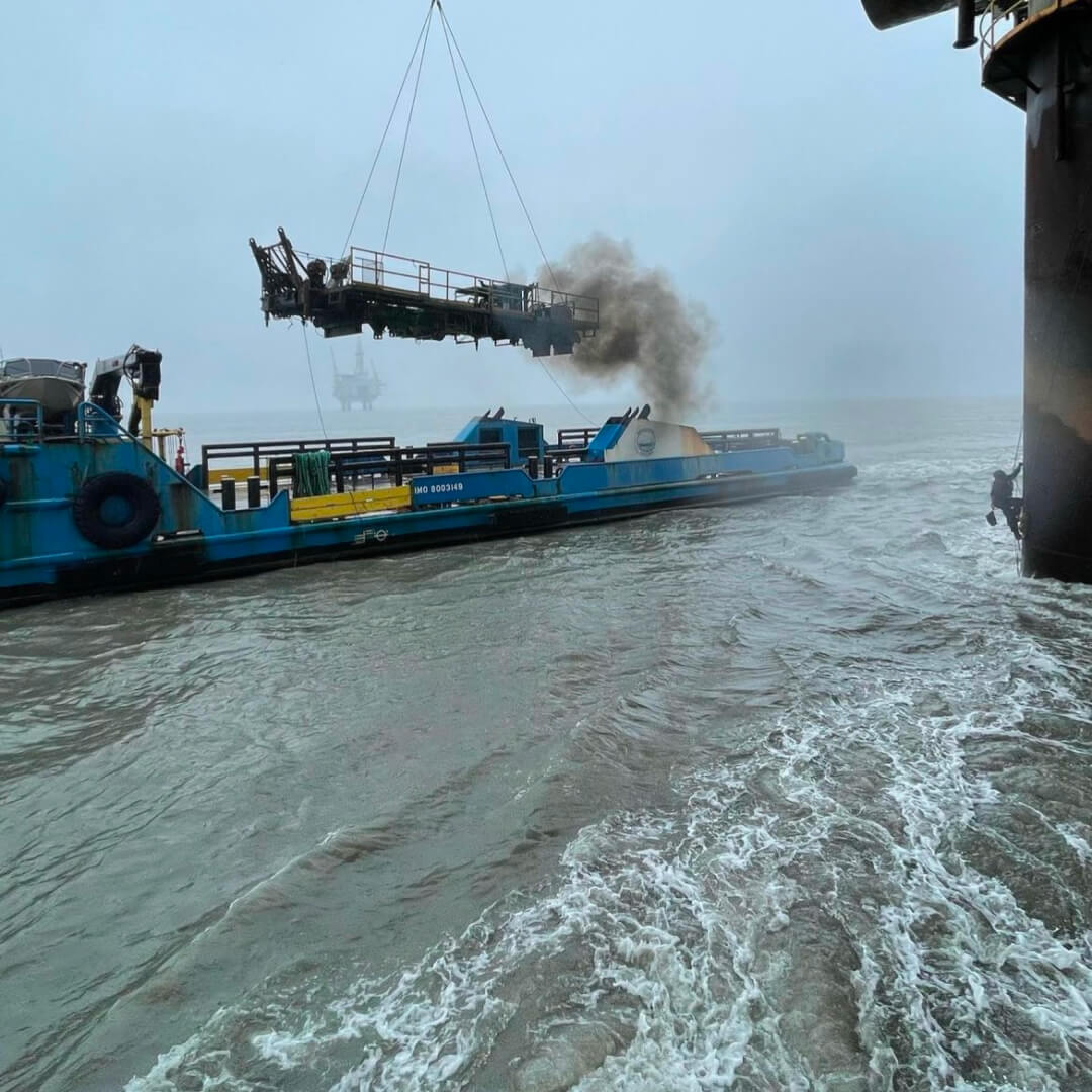 Jackson Marvell's oil rig