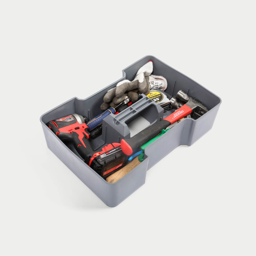 Tool Box Tray with tools inside