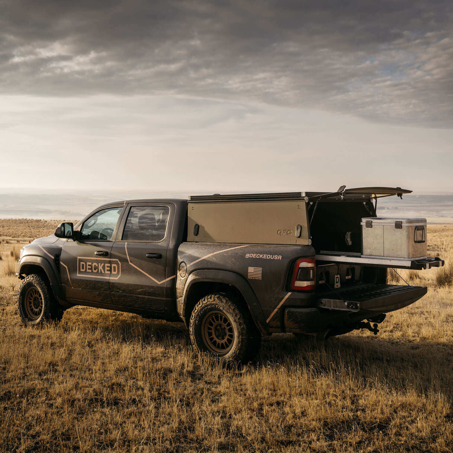 CHOPPER’S RAM 1500 TRX in the Idaho desert.