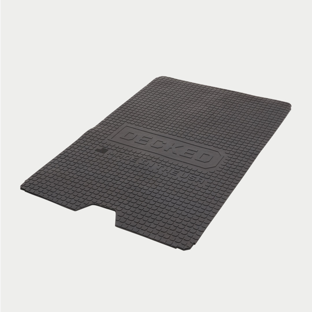 [C0080-BMMS-BLK, C0081-BM6348-BLK, C0082-BM7348-BLK, C0083-BM9548-BLK] An angled studio image of the large rubber CargoGlide Battle Mat for CargoGlide 1000s.