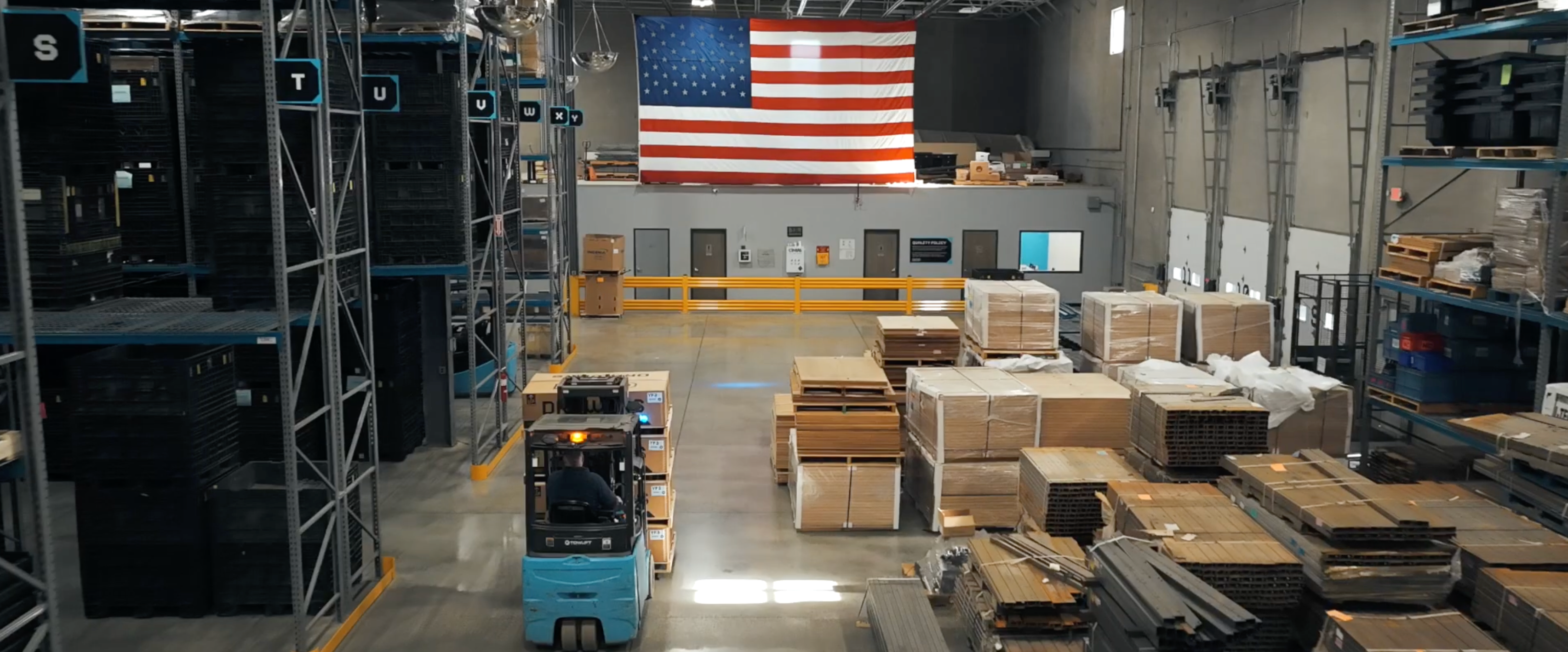 The DECKED Ohio manufacturing facility.