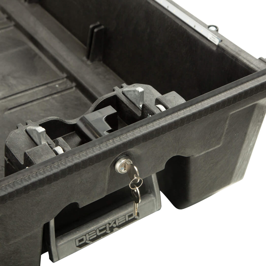 Key inside a Drawer system lock