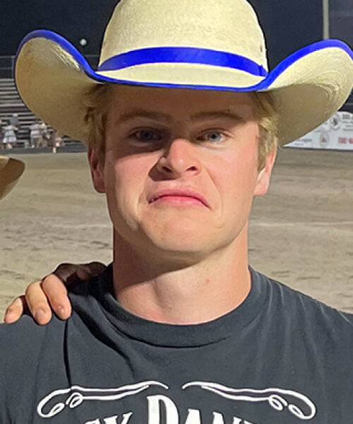 Man wearing a cowboy hat